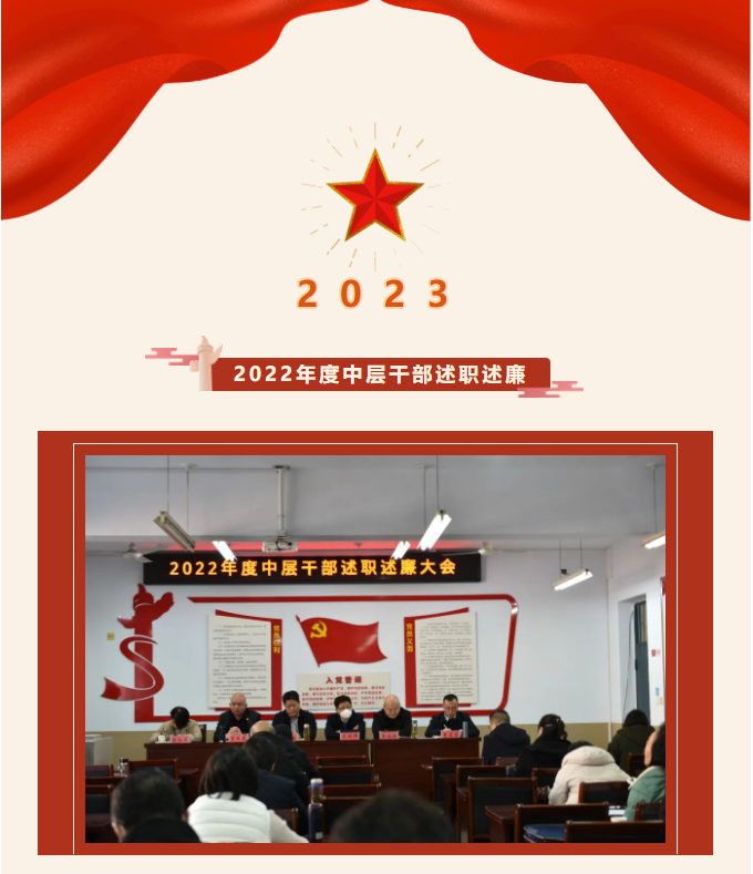 履職盡責述答卷，踔厲奮發啟新程—我校召開2022年度中層干部述職述廉大會