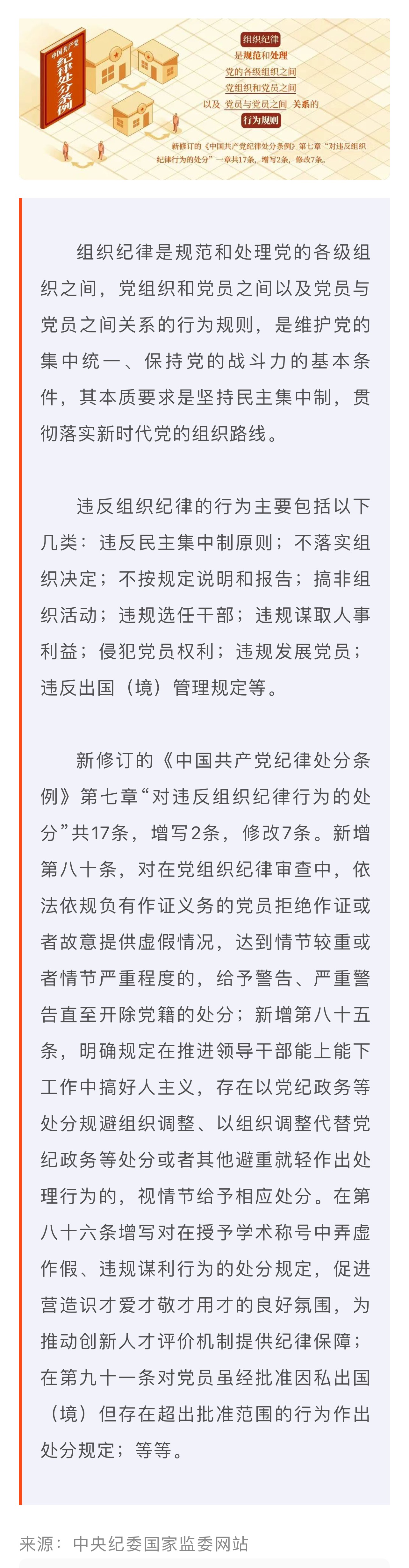 黨紀學習教育·每日一課｜組織紀律是什么，違反組織紀律的行為有哪些？